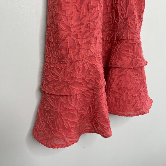 C/MEO Collective Dress Women Large Mini Red Strappy Ruffle More to Give - Picture 5 of 9